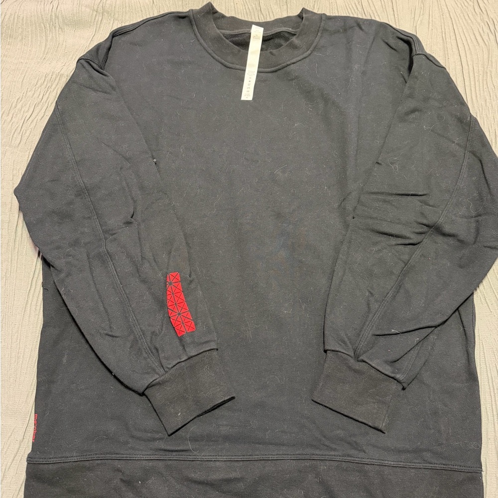 lululemon athletica Black Jacket with Red Accents MEMBERS ONLY EXCLUSIVE